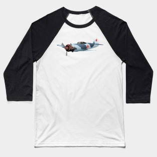 Lavochkin La-5 Soviet WW2 Fighter Baseball T-Shirt